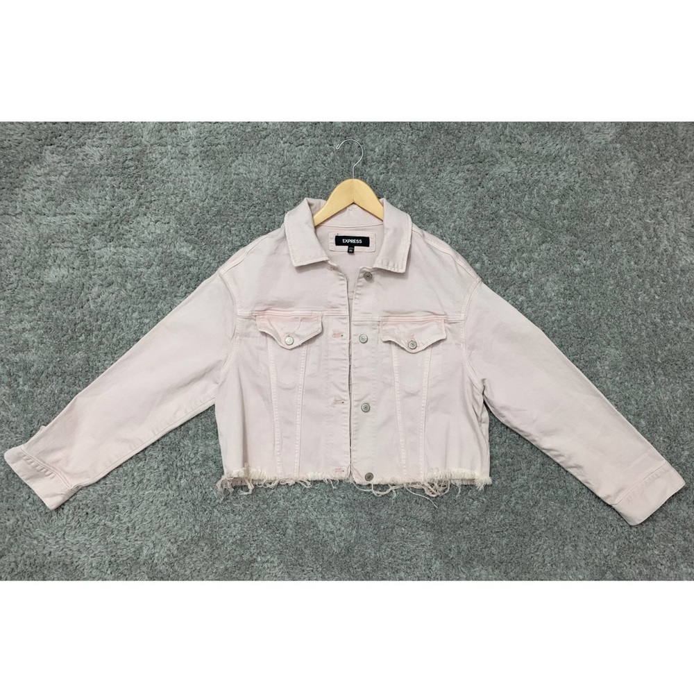 Express PINK jeans Jacket